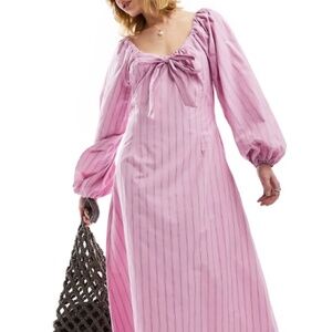Glamorous Pink Smock Dress